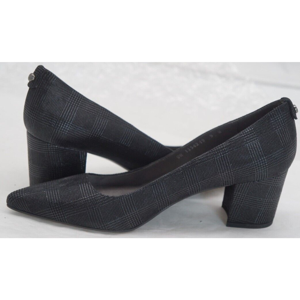 Stuart Weitzman Size 9m Block Hill Black Sparkly … - image 7